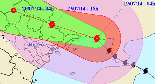 Picture 17 of Hurricane Rammasun has gone to China