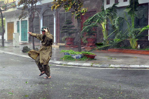 Picture 3 of Hurricane Rammasun has gone to China