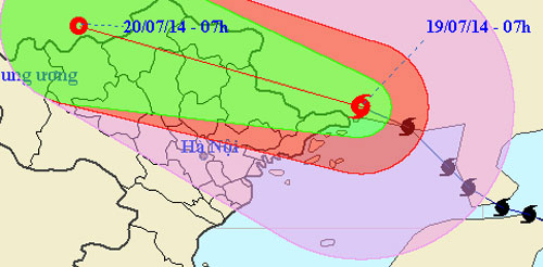 Picture 5 of Hurricane Rammasun has gone to China
