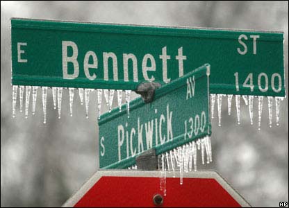 Picture 6 of Ice rains in the United States killed many people