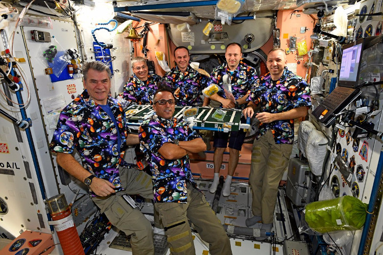 Picture 2 of If there was a party on the spacecraft, what would the astronauts do?