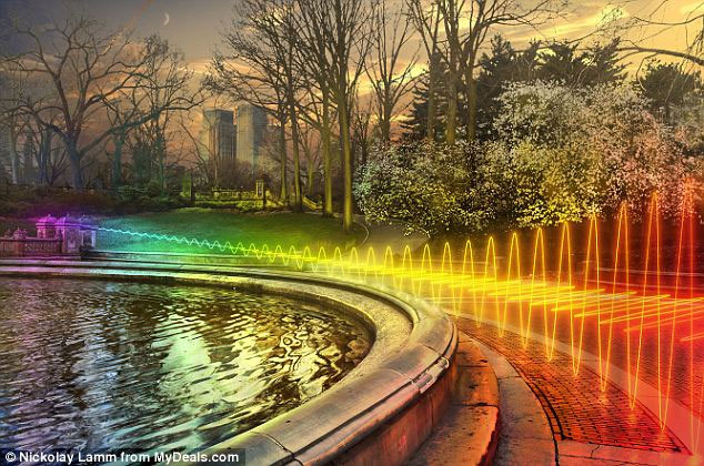 Picture 3 of If you can see it with your eyes, the wifi wave is really amazing