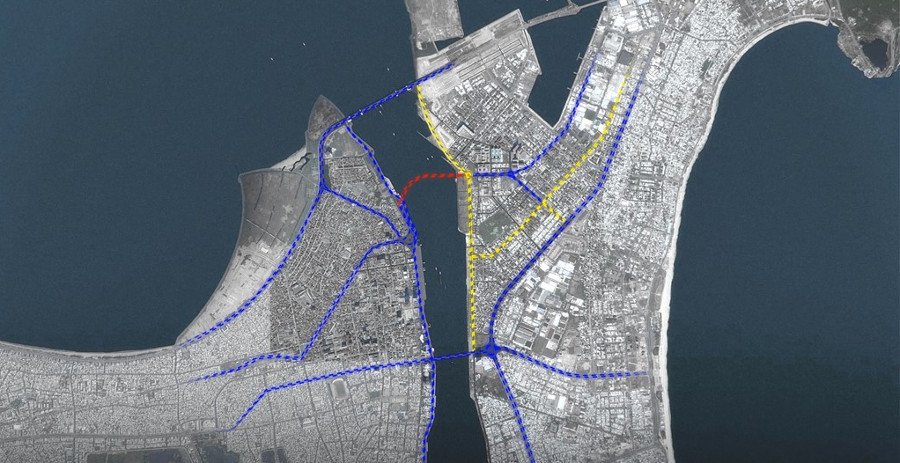 Picture 1 of Image of simulating a tunnel crossing Han River in Da Nang