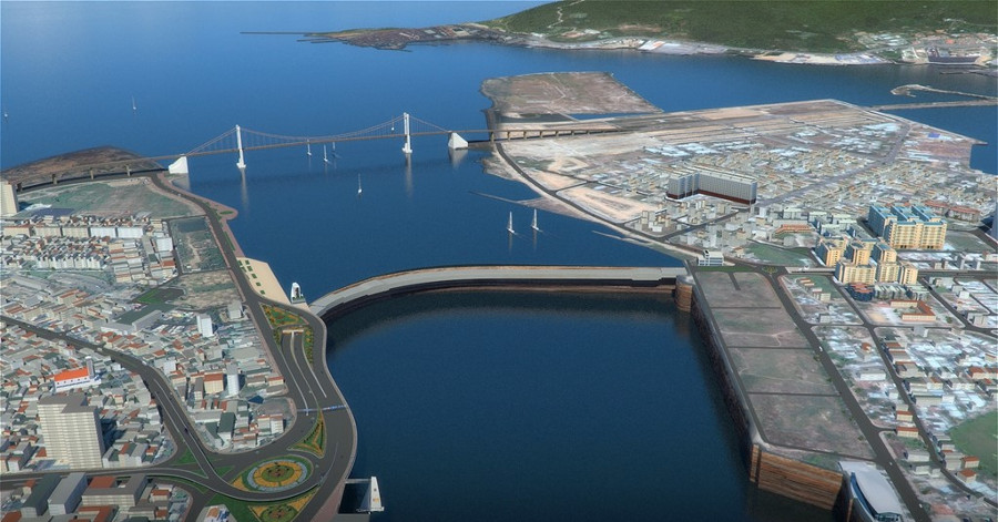 Picture 2 of Image of simulating a tunnel crossing Han River in Da Nang