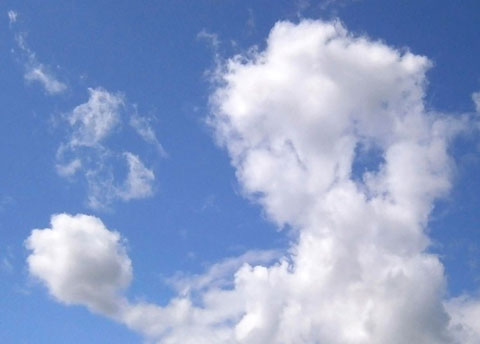 Picture 13 of Images: Funny shapes of clouds