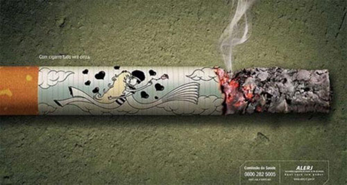 Picture 16 of Images of the terrible destruction of cigarettes