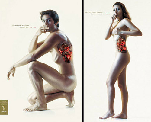 Picture 17 of Images of the terrible destruction of cigarettes