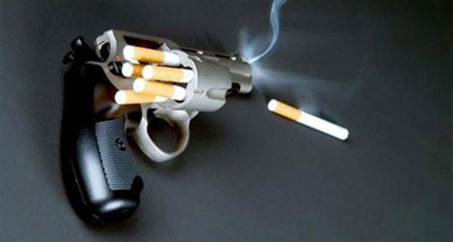 Picture 6 of Images of the terrible destruction of cigarettes