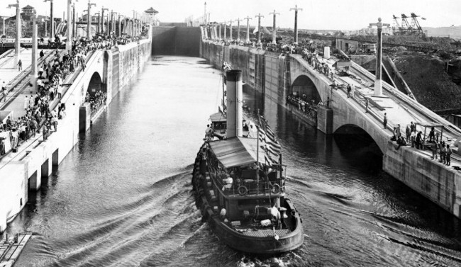 Picture 11 of Incredible set of Panama Canal construction