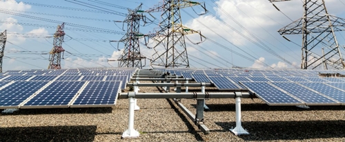 Picture 1 of India builds the world's largest solar power station
