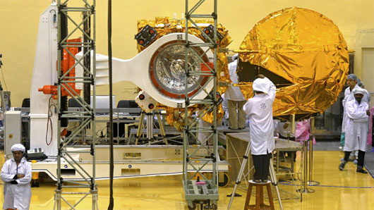 Picture 1 of India launched a Mars probe