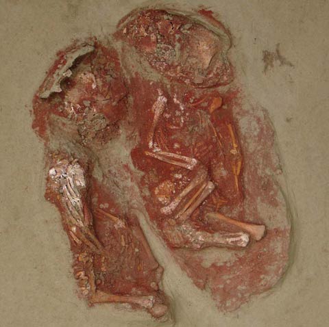 Picture 1 of Infants have an important position in the Stone Age
