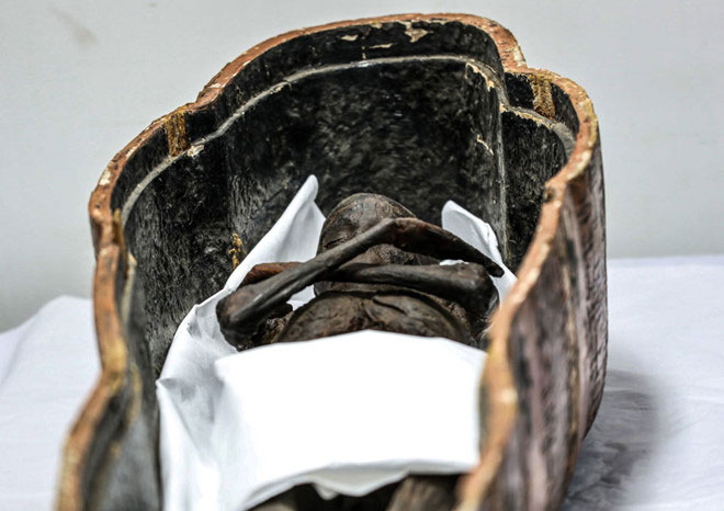 Picture 8 of Inside the 3,400-year-old mummy coffin just opened in Egypt