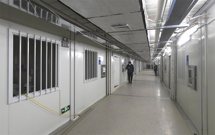 Picture 5 of Inside the Fire Spirit Hospital build the speed at the center of Wuhan