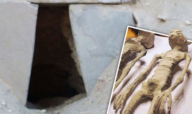 Picture 1 of Inside the grave contains an alien