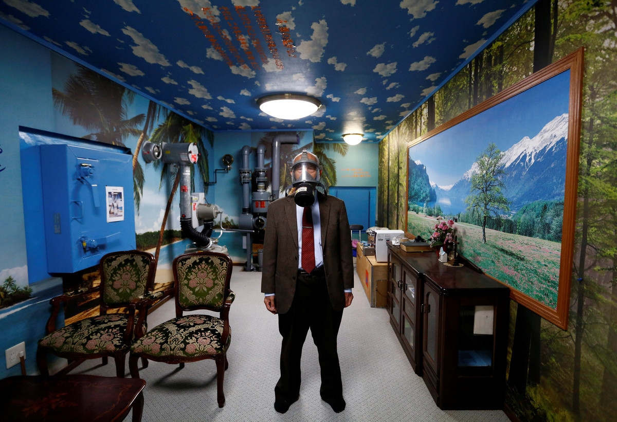 Picture 1 of Inside the nuclear bomb shelter in Japan