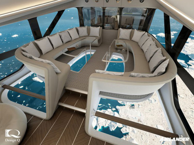Picture 3 of Inside the world's largest balloon with glass floor, carrying super rich circles