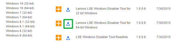 Picture 9 of Instructions for removing LSE on Lenovo computers