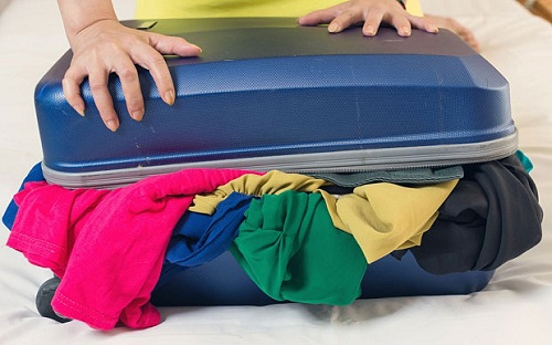 Picture 2 of Instructions for storing luggage when flying