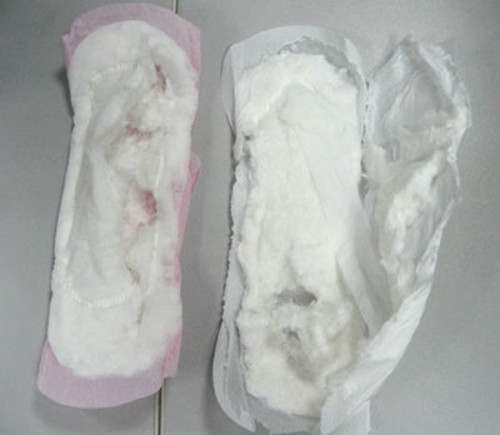 Picture 3 of Instructions to distinguish fake sanitary napkins causing cancer