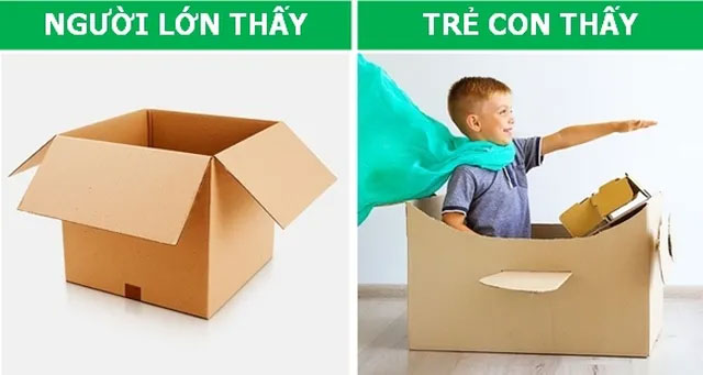 Picture 1 of Interesting differences in how to see the world between children and adults