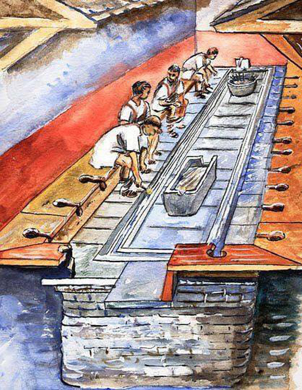 Picture 3 of Interesting things about going to the toilet of ancient Rome