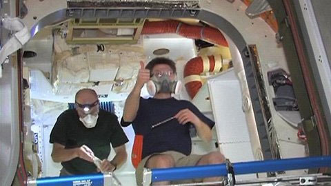 Picture 4 of Interior view of private Dragon spacecraft