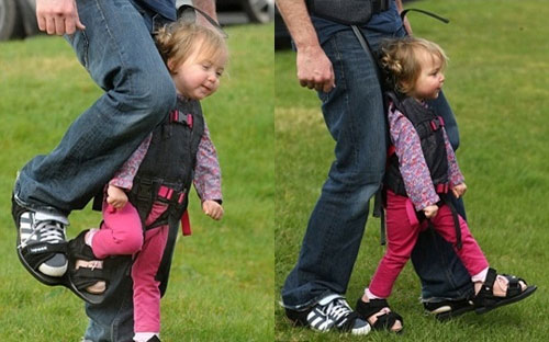 Picture 1 of Invention helps children with disabilities to walk normally