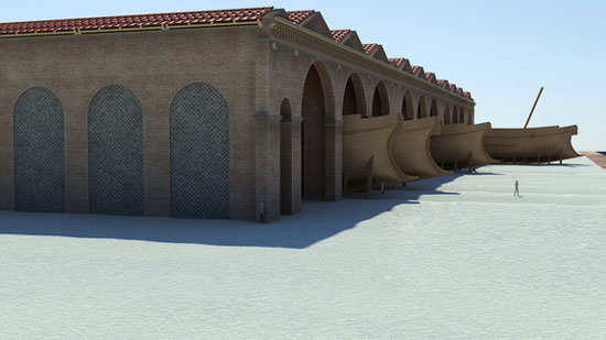 Picture 1 of Italy: Excavation of the largest ancient shipyard