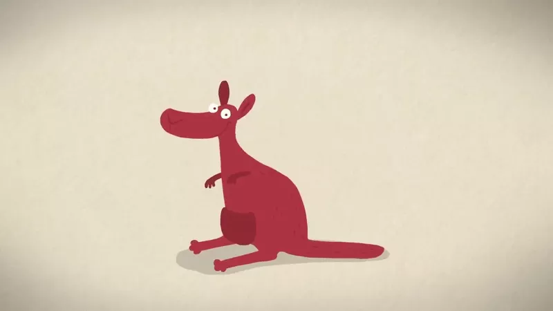Picture 3 of It's easy to ask, but it's hard to answer: Why is the mother kangaroo raising her child in her bag?