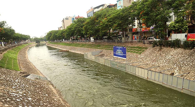 Picture 3 of Japanese expert calculated not to let the water wash away the results of To Lich River