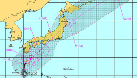 Picture 2 of Japanese power plant is safe in super typhoon