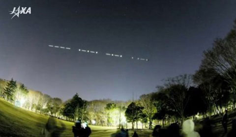 Japanese satellites will broadcast Morse code with led lights images 1
