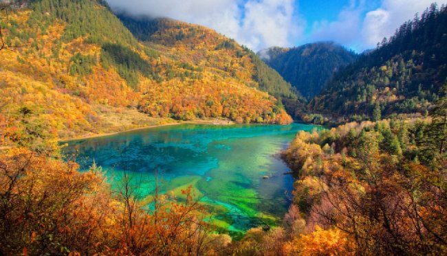 Picture 1 of Jiuzhaigou Nature Reserve - China's natural heritage