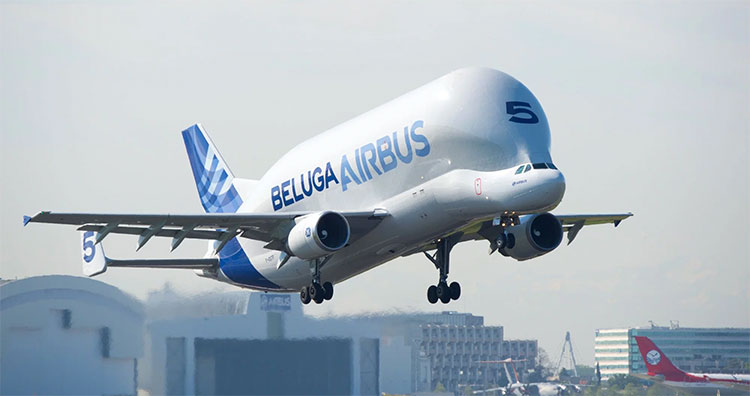 Picture 2 of Journey of transportation of Airbus A380 parts