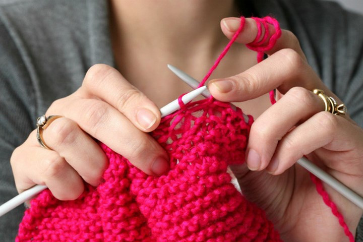 Picture 1 of Knitting is no less a cure for yoga