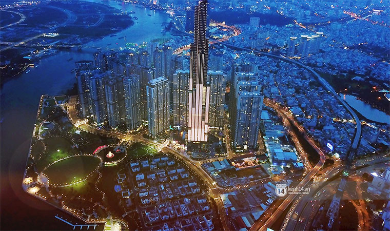 Picture 3 of Landmark 81 panorama - the tallest building in Vietnam right before the day of operation