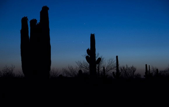 Picture 4 of Landscape triangle in the night