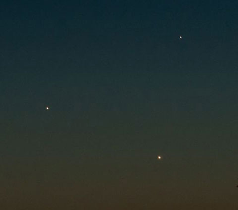 Picture 6 of Landscape triangle in the night