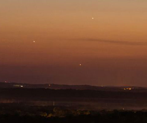Picture 8 of Landscape triangle in the night