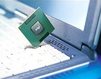 Picture 1 of Laptop equipped with chip