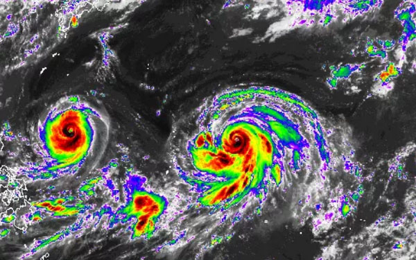 Picture 1 of Latest news about Asian typhoons: 2 storms that 'hit' only one country?