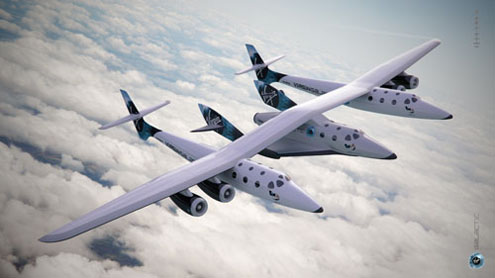 Picture 3 of Launched SpaceShipTwo space tourist ship