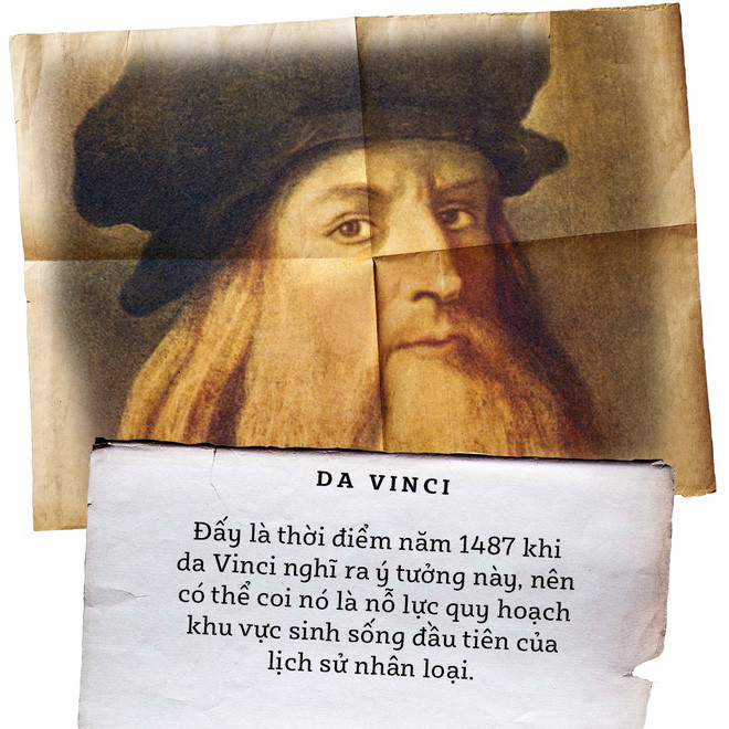 Picture 3 of Leonardo da Vinci's urban planning idea 521 years ago