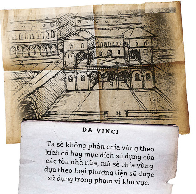 Picture 5 of Leonardo da Vinci's urban planning idea 521 years ago