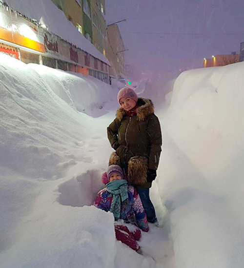 Picture 8 of Life in the city -55 degrees Celsius