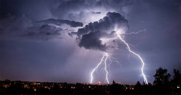 Picture 1 of Lightning struck 56 Bangladeshi people