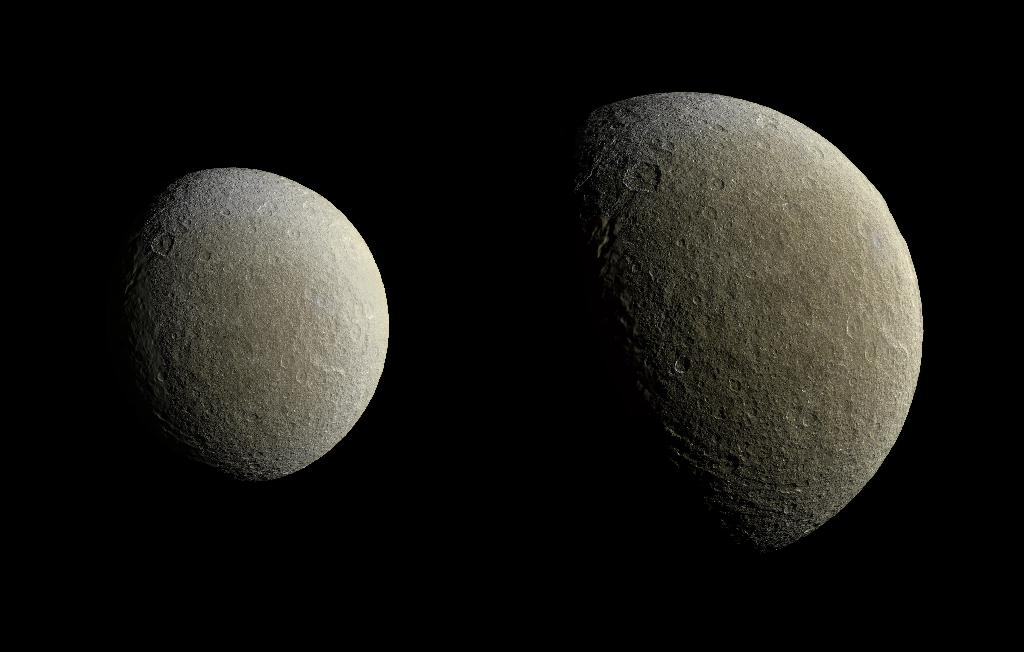 Picture 3 of Little known facts about the Rhea Moon, Saturn