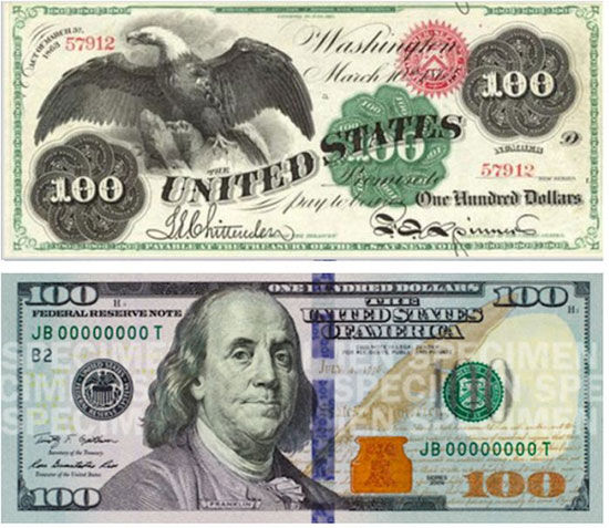Picture 15 of Looking back at the history of 100 USD