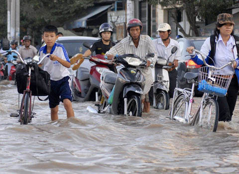 Picture 1 of Losing 40% of the Mekong Delta if the sea level rises by one meter